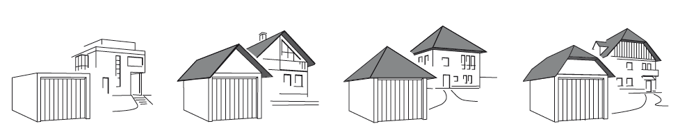Schéma toit garage