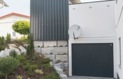 garage en pente