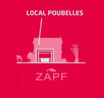 Garage pour local poubelles ZAPF