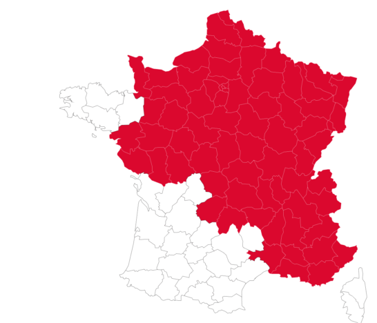 Carte France - ZAPF